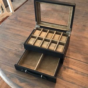 Fossil Brand Genuine Leather Watch Box